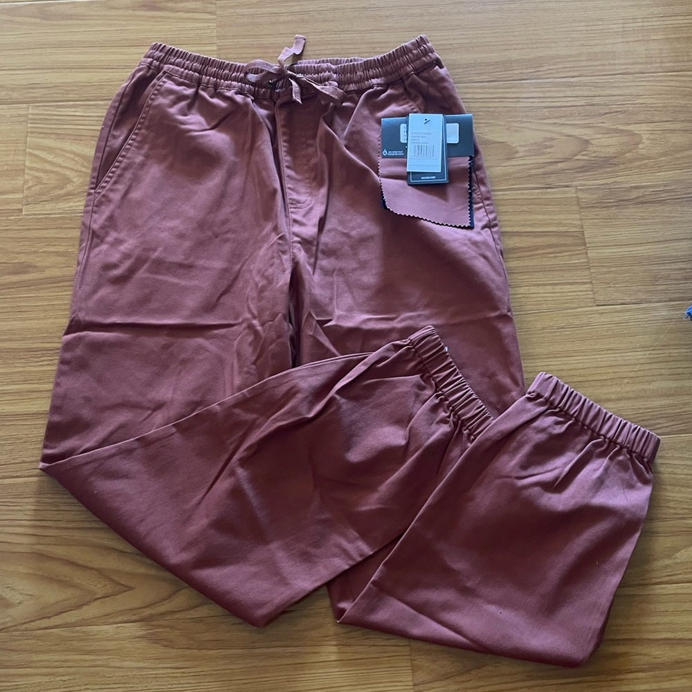 VOLCOM frochickie jogger burgundy pants